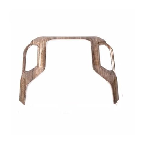 Für GMC Für Sierra 2019 2020 2021 2022 Auto Center Konsole Navigation Panel Dekoration Abdeckung Panel Abdeckung Trim(Wood grain) von ENEFCKCHRL