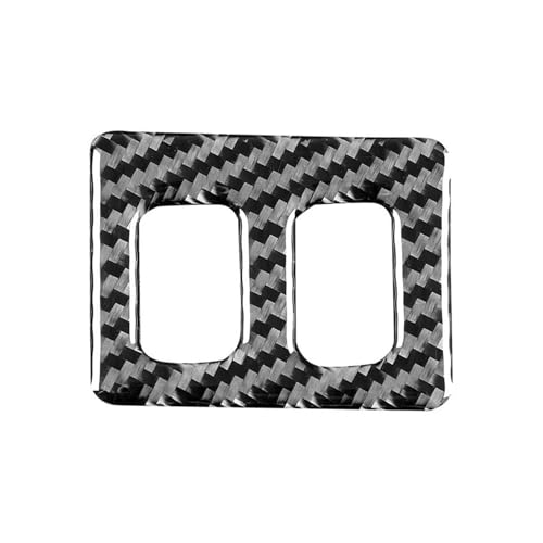Für Lexus GS 2013-2019 Carbon Fiber Auto Schalter Taste Rahmen Trim Abdeckung Dekoration Aufkleber Panel Abdeckung Trim(Style A) von ENEFCKCHRL