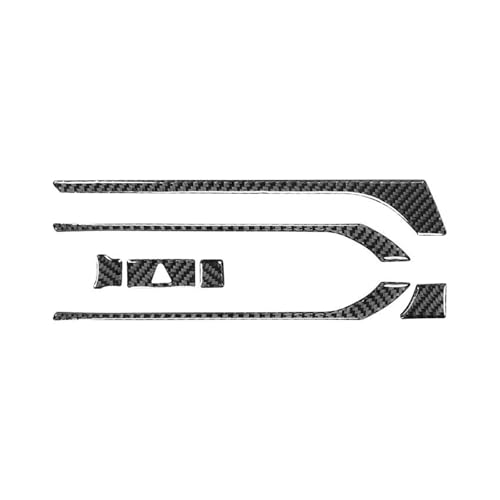 Für MX-5 ND Für Miata 2016-2022 MX5 Zentrum Dashboard Klimaanlage Vent AC Outlet Rahmen Abdeckung Aufkleber Carbon Faser Panel Abdeckung Trim(Left-hand drive) von ENEFCKCHRL