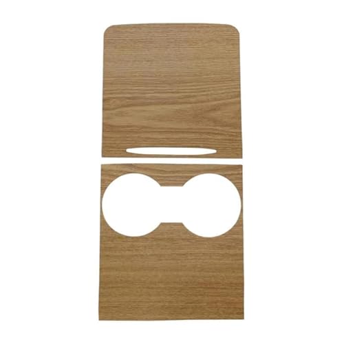 Für Modell 3 2021 Für Modell Y Auto Zentrale Steuerung Panel Aufkleber Innen Drei Holz Konsole Panel Abdeckung Trim von ENEFCKCHRL