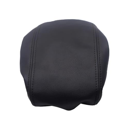 Für Qashqai 2008–2017 Mikrofaser-Leder-Mittelarmlehnen-Box-Abdeckungsverkleidung Panel Abdeckung Trim(Zwart) von ENEFCKCHRL