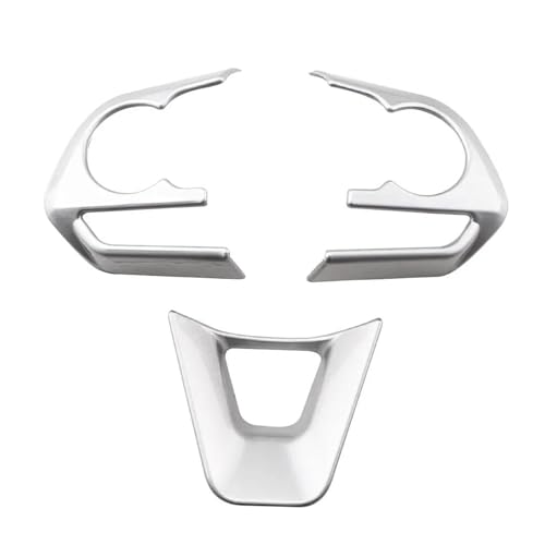Für RAV4 Für RAV 4 Für Corolla Für Avalon 2019 2020 2021 2022 ABS Auto Lenkradknopf Panel Trim Pailletten Panel Abdeckung Trim(Silver) von ENEFCKCHRL