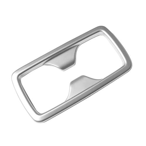 Für RAV4 XA50 2019 2020 2021 2022 2023 2024 Für Hybrid ABS Auto Sitz Zurück Reihe Wasser Tasse Halter Abdeckung Rahmen Panel Trim Aufkleber Panel Abdeckung Trim(Silver) von ENEFCKCHRL