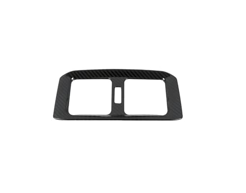 Für RAV4 XA50 2019-2024 Hybrid Auto Hinten Klimaanlage Vent Outlet Abdeckung Edelstahl Zubehör Panel Abdeckung Trim(Carbon Fiber) von ENEFCKCHRL