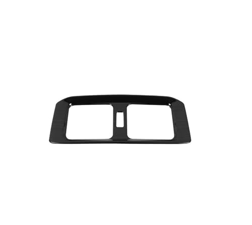 Für RAV4 XA50 2019-2024 Hybrid Auto Hinten Klimaanlage Vent Outlet Abdeckung Edelstahl Zubehör Panel Abdeckung Trim(Zwart) von ENEFCKCHRL