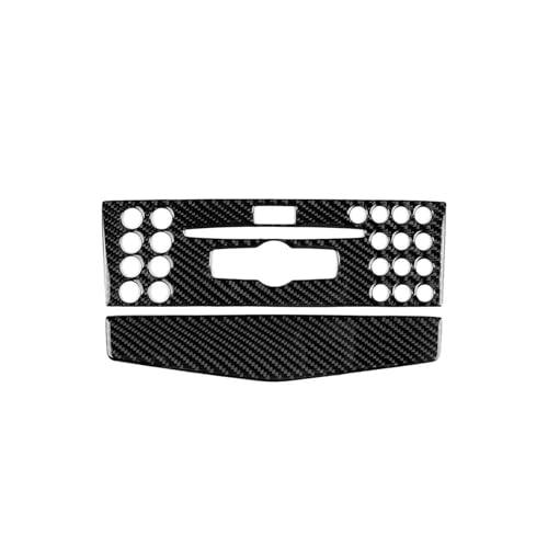 Für W204 2007-2013 Für C-Klasse Zentrale Steuerung CD Auto Radio Button Panel Dekorative Abdeckung Trim Aufkleber Carbon Faser Panel Abdeckung Trim(Style B) von ENEFCKCHRL