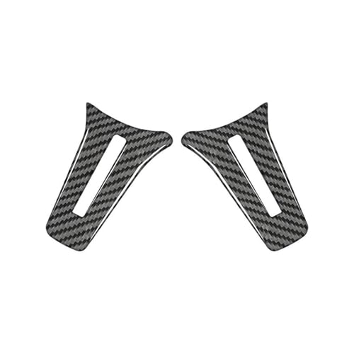 Für W204 C Für Klasse 2007-13 Lenkrad Dekoration Trim Abdeckung Aufkleber Auto Innen Carbon Faser Aufkleber Panel Abdeckung Trim(Style B) von ENEFCKCHRL