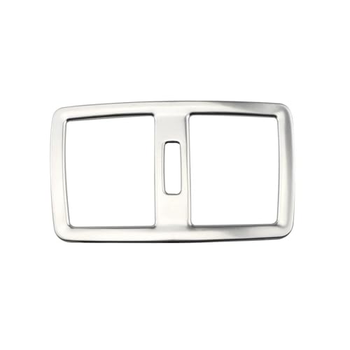 Für X1 F48 2016-2022 Auto Hinten AC Vent Trim Abdeckung Klimaanlage Outlet Dekoration Aufkleber Panel Abdeckung Trim(Steel style) von ENEFCKCHRL