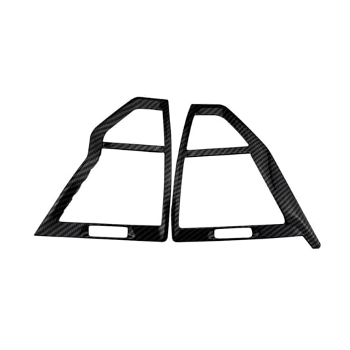 Für X3 X4 G01 G02 2018-2022 Auto Front Klimaanlage Outlet Trim AC Vent Abdeckung Dekoration Aufkleber Panel Abdeckung Trim(Carbon fiber black) von ENEFCKCHRL
