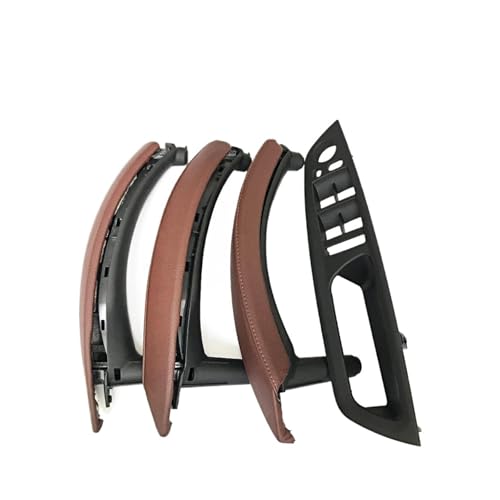 Für X5 X6 E70 E71 2007-2014 2008 2009 2010 2011 2012 2013 7PCS Set LHD RHD Innen Tür Fenster Schalter Panel Pull Griff Mit Leder Abdeckung Panel Abdeckung Trim(RHD Set Brown) von ENEFCKCHRL