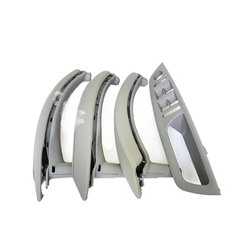 Für X5 X6 E70 E71 2007-2014 2008 2009 2010 2011 2012 2013 7PCS Set LHD RHD Innen Tür Fenster Schalter Panel Pull Griff Mit Leder Abdeckung Panel Abdeckung Trim(RHD Set Gray) von ENEFCKCHRL