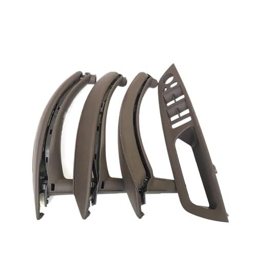 Für X5 X6 E70 E71 2007-2014 2008 2009 2010 2011 2012 2013 7PCS Set LHD RHD Innen Tür Fenster Schalter Panel Pull Griff Mit Leder Abdeckung Panel Abdeckung Trim(RHD Set Moka) von ENEFCKCHRL