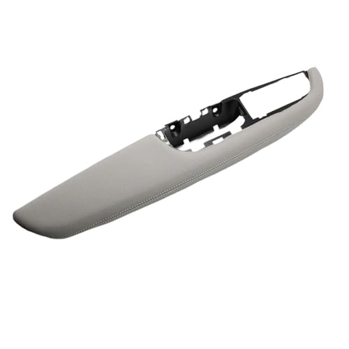 Für X5 X6 E70 E71 E72 2007-2013 Linkslenker Auto Innentürgriff Armlehne Leder Außenrahmen Unterstützung LHD Panel Abdeckung Trim(LHD Gray) von ENEFCKCHRL