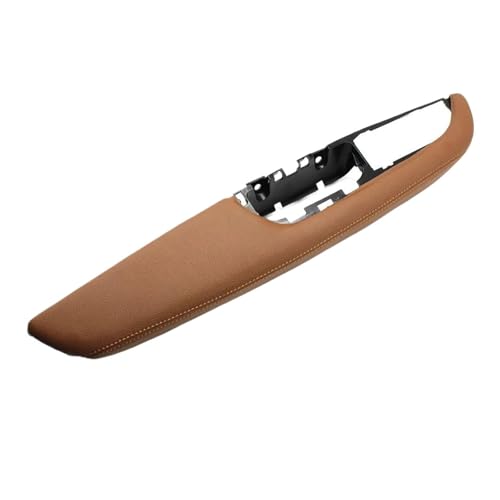 Für X5 X6 E70 E71 E72 2007-2013 Linkslenker Auto Innentürgriff Armlehne Leder Außenrahmen Unterstützung LHD Panel Abdeckung Trim(LHD Sattel Brown) von ENEFCKCHRL