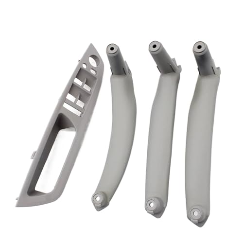 Für X5 X6 E70 E71 E72 2007–2014 LHD RHD 4-teiliges Set Tür-Fenster-Schalter-Panel Armlehne Zuggriff-Abdeckungs-Ordnung Panel Abdeckung Trim(LHD Gray Set) von ENEFCKCHRL
