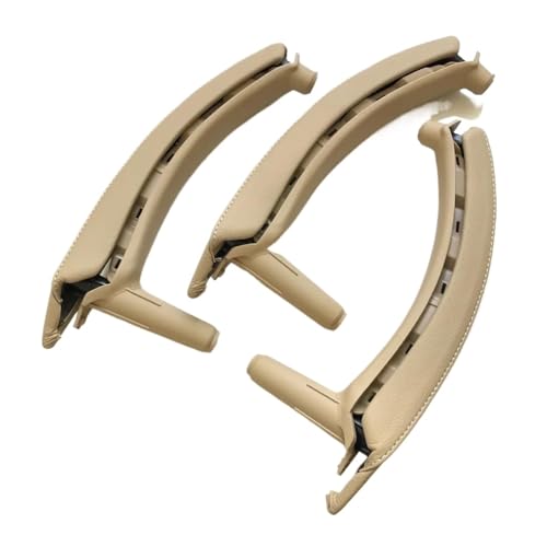 Für X5 X6 E70 E71 E72 2007-2014 Links Rechts Innentürgriff Mit Lederbezug Montageset LHD Panel Abdeckung Trim(LHD SET Beige) von ENEFCKCHRL