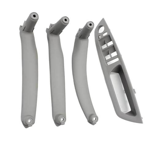 Für X5 X6 E70 E71 E72 2007-2014 RHD Rechtslenker Innentür Armlehne Leder Zuggriff Komplettset Panel Abdeckung Trim(RHD Gray 4pcs) von ENEFCKCHRL