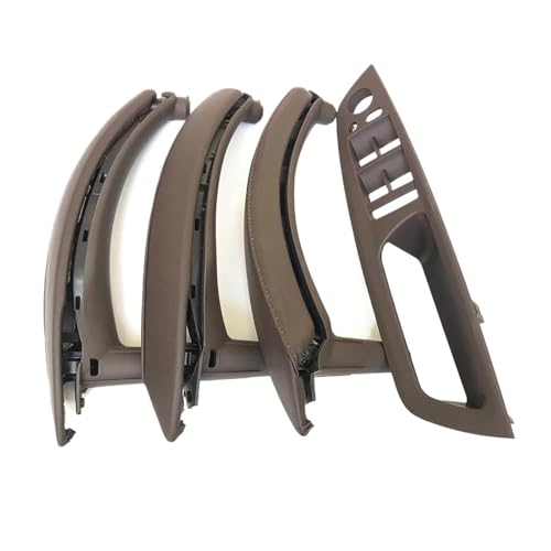 Für X5 X6 E70 E71 E72 2007-2014 RHD Rechtslenker Innentür Armlehne Leder Zuggriff Komplettset Panel Abdeckung Trim(RHD Moka 7pcs) von ENEFCKCHRL