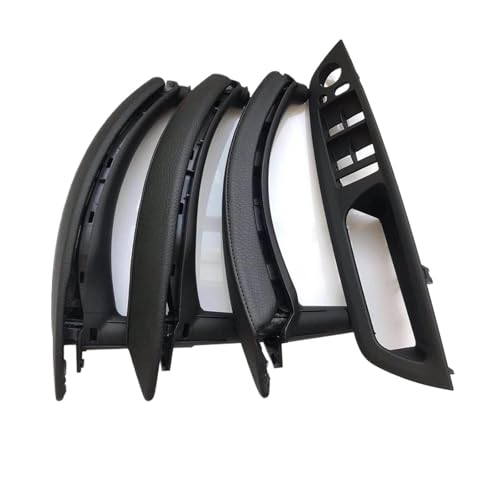 Für X5 X6 E70 E71 E72 2007-2014 Rechtslenker Innentür Armlehne Leder Zuggriff Komplettset RHD Panel Abdeckung Trim(RHD Black 7pcs) von ENEFCKCHRL