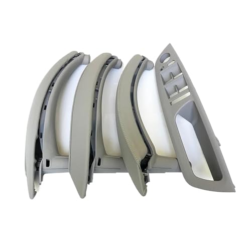 Für X5 X6 E70 E71 E72 2007-2014 Rechtslenker Innentür Armlehne Leder Zuggriff Komplettset RHD Panel Abdeckung Trim(RHD Gray 7pcs) von ENEFCKCHRL