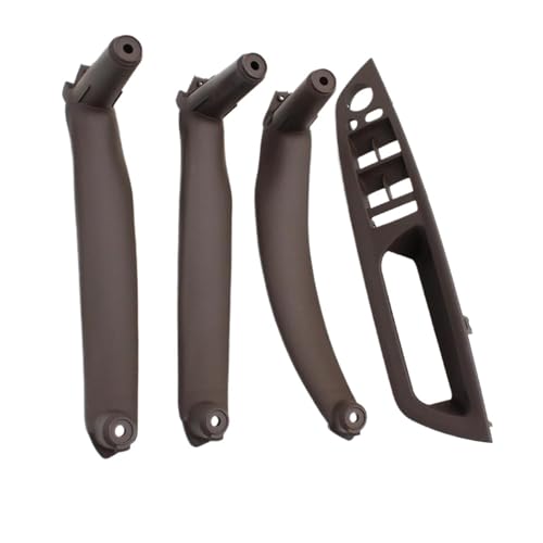 Für X5 X6 E70 E71 E72 2007-2014 Rechtslenker Innentür Armlehne Leder Zuggriff Komplettset RHD Panel Abdeckung Trim(RHD Moka 4pcs) von ENEFCKCHRL