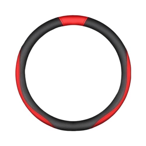 Lenkradabdeckung Auto Für 107 208 3008 308 508 408 2008 307 4008 5008 Autolenkradabdeckung Lenkradabdeckung Zubehör Lenkrad Protector(Black red-O) von ENEFCKCHRL