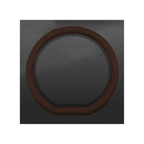 Lenkradabdeckung Auto Für 7er M760Le Auto-Lenkradbezug D-förmiger Lenkradbezug Zubehör Lenkrad Protector(Brown) von ENEFCKCHRL