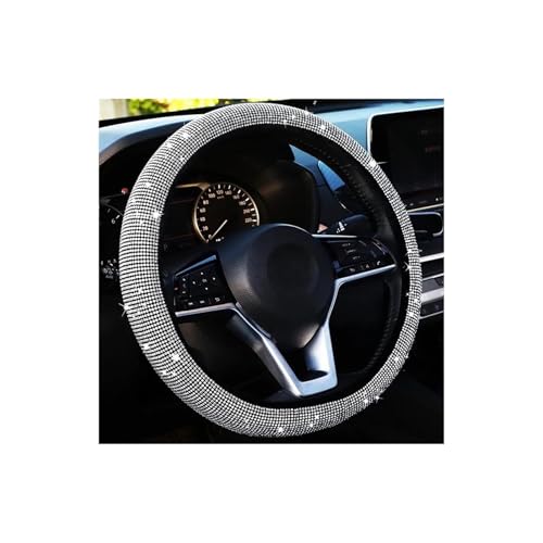 Lenkradabdeckung Auto Für F07 F10 F11 F20 F21 F22 F23 F30 F31 F34 F32 F33 F36 F45 E34 E36 E39 E60 E61 E81 E88 E61 Für Kombi Auto Lenkradbezug Lenkrad Protector(Wit) von ENEFCKCHRL