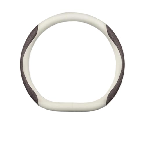 Lenkradabdeckung Auto Für Suzuki Für Jimny Für Kizashi Für Grand Für Vitara Für Works Für Baleno Für Swift D-förmige Autolenkradabdeckung Lenkrad Protector(D Style A Brown) von ENEFCKCHRL