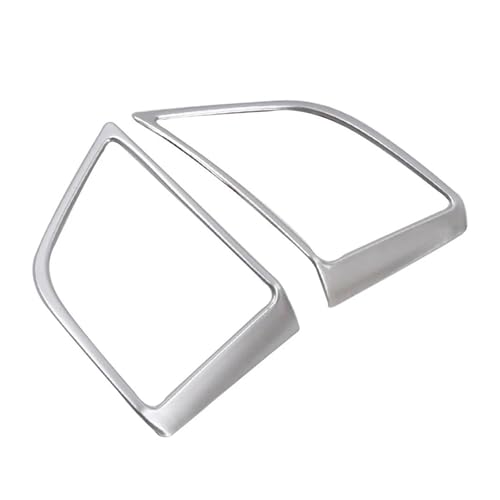 Lenkradschoner Für Hyundai Für Tucson 2015 2016 2017 2018 2019 2020 Carbon Fiber Lenkrad Taste Abdeckung Trim Aufkleber Lenkräder(Silver) von ENEFCKCHRL