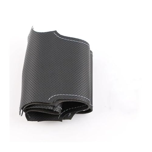 Lenkradschoner Für Megane3 2009-2014 Für Scenic 2010-2015 Für Fluence ZE 2009-2016 Mikrofaser Leder Auto Lenkrad Abdeckung Lenkräder(Grey thread) von ENEFCKCHRL