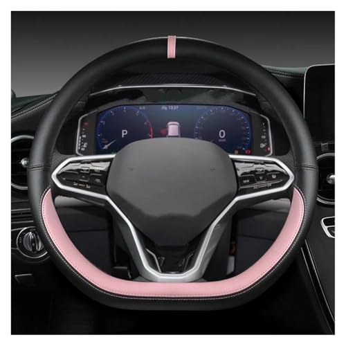 Lenkradschoner Für Sharan Für Caddy 2015-2021 Für Atlas Für T-cross 2017-2021 D Form Auto Lenkrad Abdeckung Lenkräder(Pink) von ENEFCKCHRL