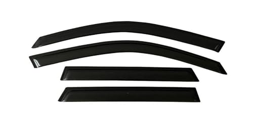 Seitenfensterabweiser Auto Regen Schild Deflektor Fenster Visier Für Hyundai Für Nexo 2019-2024 Wind Deflektoren Regen Guards Tür Visier Vent Shades Ventvisor von ENEFCKCHRL