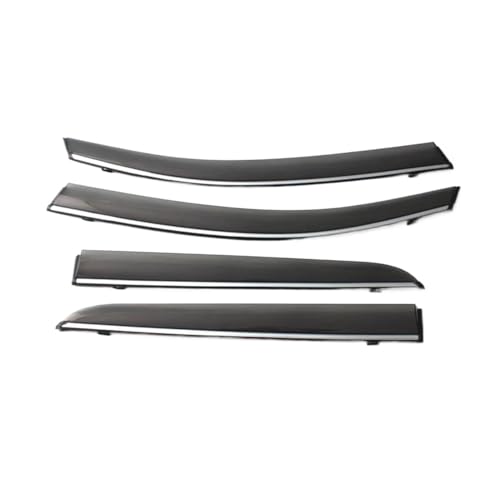 Seitenfensterabweiser Auto Regenschutz Deflektor Für Camry Für XV40 2007-2011 Fensterblenden Regenschutz Windows Regenschutz Deflektor Markisenschild(Chrome strip- carbon) von ENEFCKCHRL