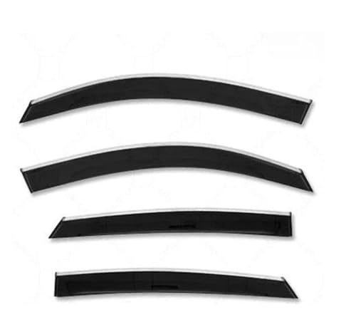 Seitenfensterabweiser Autofenster Regenfenster Wind Regenabweiser Für GLC Für Coupe MK1-C253 2016-2021 Seitenfensterabweiser Visier Shades Ventvisor Strip(2) von ENEFCKCHRL