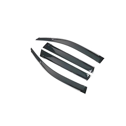 Seitenfensterabweiser Autofenstervisier Für Sharan Für 7N 2010~2024 Regenschutz Deflektorschutz Deflektoren Wetterschutz Visiere Schild Zubehör(Transparent) von ENEFCKCHRL