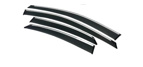 Seitenfensterabweiser Fenster-Tür-Visier Regenschutz Windschutz Für Tiguan 2010–2017 Fenstervisiere Regenschutz Seitenlüftungs-Deflektor Zubehör von ENEFCKCHRL