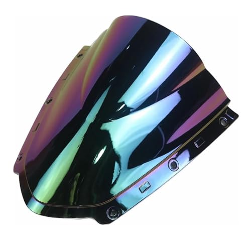 Spoilerndschutzscheiben Für Ninja ZX10R ZX-10R 2021 2022 2023 Motorrad Bildschirm Windschutzscheibe Windschutz Double Bubble Verkleidung Motorrad Wind Deflectors(Iridium) von ENEFCKCHRL