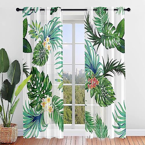 ENEN 2er Set Scheibengardinen, Modern Halbtransparent Bistrogardine, Schlaufengardinen Gardinen Küche, Türgardine für Kleine Fenster Küche Wohnzimmer Landhaus (107x213cm,Aubergine) von ENEN