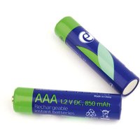 Wiederaufladbare aaa instant-Batterien (gebrauchsfertig), 850mah, 4er Blisterpackung von ENERGENIE