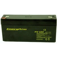 Energivm - 6V 3,2Ah agm lead 6V Batterie Maße 134x34x60mm von ENERGIVM