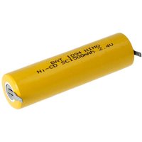 Energivm - NiCd-Akku 2,4Vdc 1500mA ENSC1500HT2 22,4x85,0mm von ENERGIVM