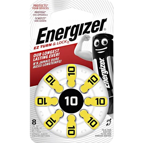 Energizer Knopfzelle ZA 10 1.4 V 8 St. 91 mAh Zink-Luft Hearing Aid PR70 von Energizer