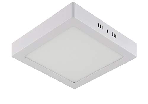 18w LED Panel Aufputz Oberputz Wandlampe Wandleuchte Deckenleuchte Deckenlampe Lampe -Eckig Quadrat 220x220mm Neutralweiss von ENERGMiX