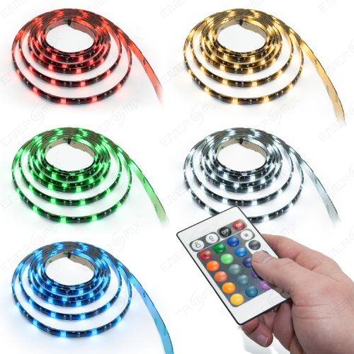 1m LED RGB Strip Leiste Band IP 65 wasserabweisend SMD 5050 mit 30 LEDs inkl. Netzteil + Fernbedienung Komplett Set mehrfarbig 1m LED RGB Strip Leiste Band IP 65 wasserabweisend SMD 5050 mit 30 LEDs inkl. Netzteil + Fernbedienung Komplett Set mehrfarbig von ENERGMiX