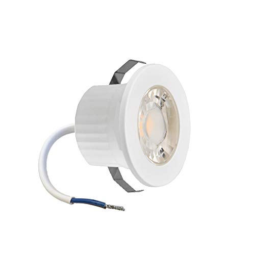 ENERGMiX 3w Mini LED Einbauleuchte Einbaustrahler Einbauspot Spot Weiß 240 Lumen Schutzart IP54 Warmweiß von ENERGMiX