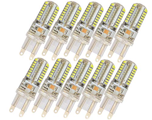 5 watt 10x G9 LED Leuchtmittel Lampe LED Energiesparlampe Silikonüberzogen bruchsicher 230 Volt Warmweiß 5 watt 10x G9 LED Leuchtmittel Lampe LED Energiesparlampe Silikonüberzogen bruchsicher 230 Volt Warmweiß von ENERGMiX