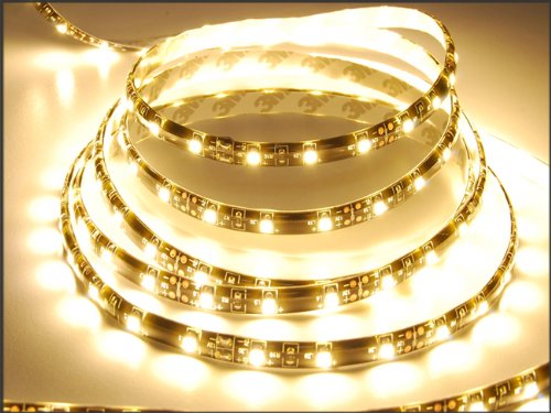 5m LED Strip Leiste Band SMD 5050 mit 150 LEDs ink Netzteil Komplett Set Warmweiß von ENERGMiX