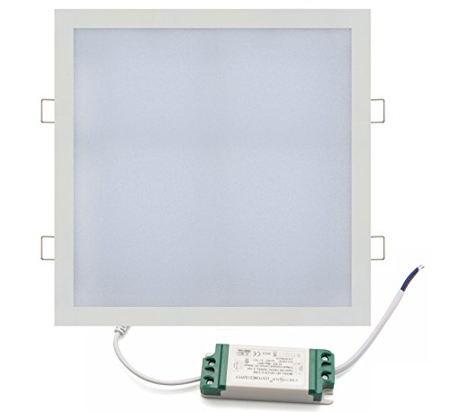 ENERGMiX 24w Ultra Falch dünn LED Panel Unterputz Einbauleuchte Einbaulampe Deckenleuchte Deckenlampe Lampe Eckig 30x30 cm Kaltweiss von ENERGMiX