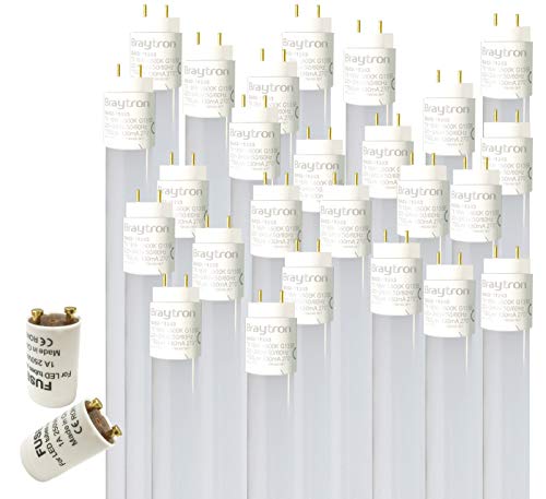 ENERGMiX 25 LED Röhre Tubes Röhrenlampe Leuchtstoffröhre Nanoröhre 24w 150cm 2280 Lumen G13 kaltweiss inkl. LED Starter von ENERGMiX